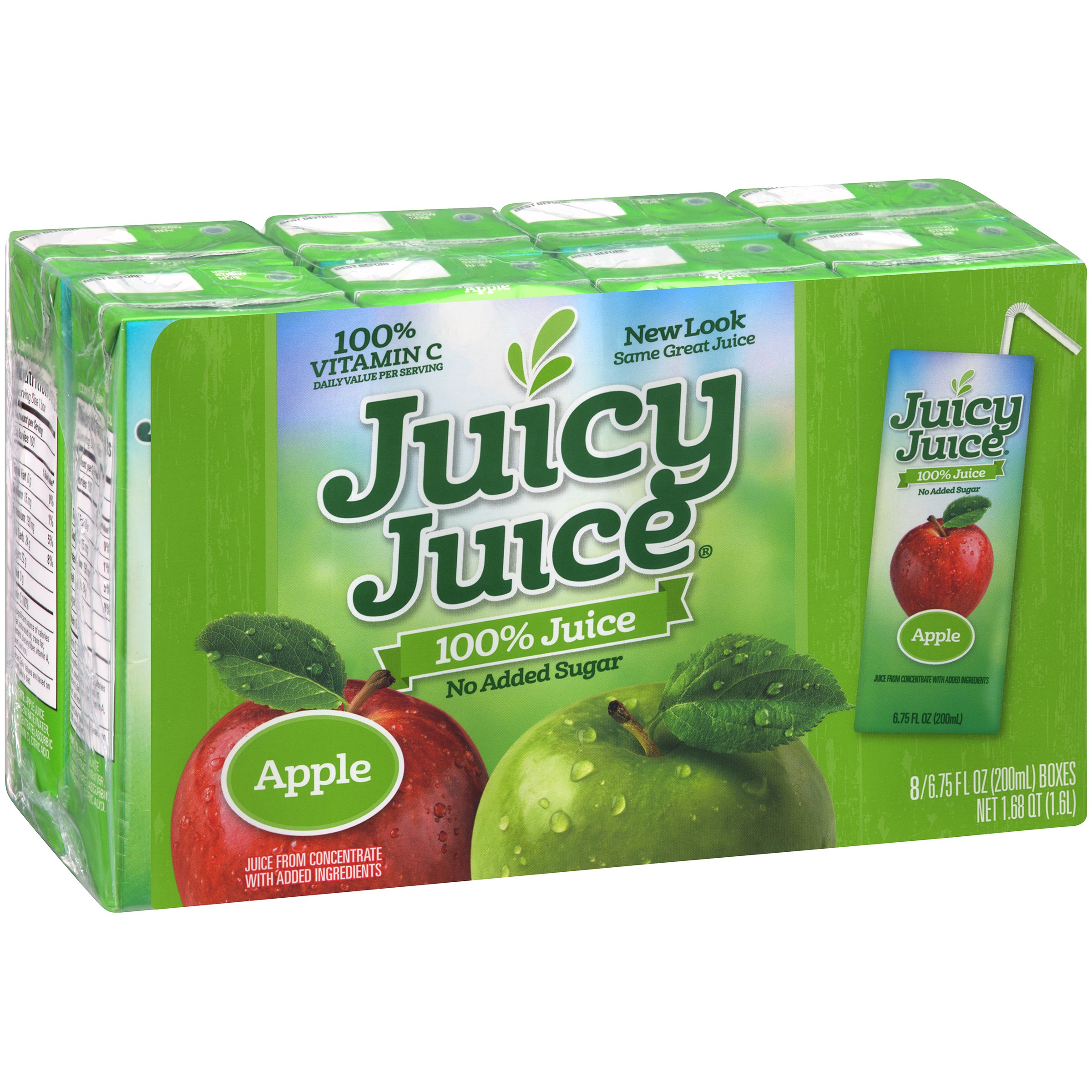 Juicy Juice, 100% Apple Juice, 54 Oz (Case of 4)