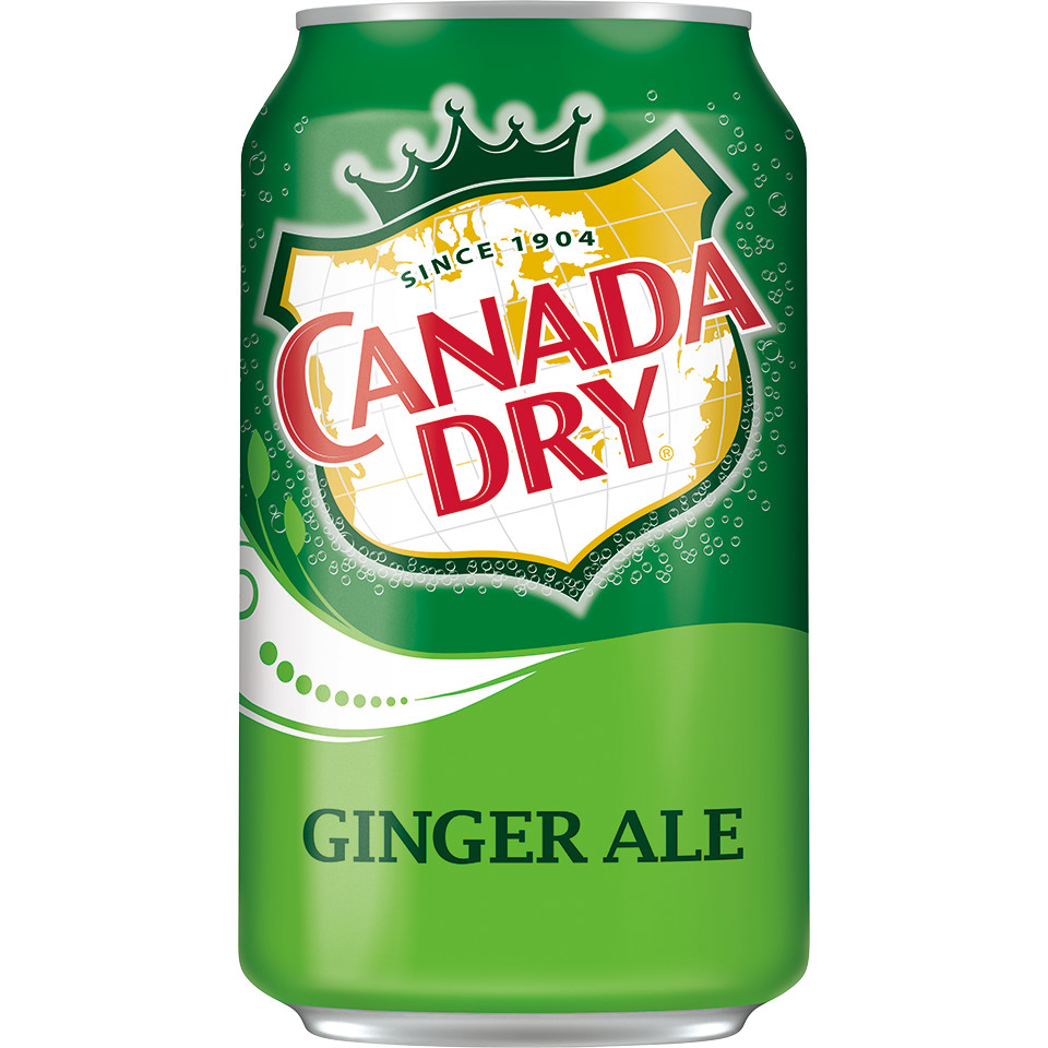Canada Dry Caffeine Free Ginger Ale Soda Pop  12 Fl Oz  6 Pack Cans