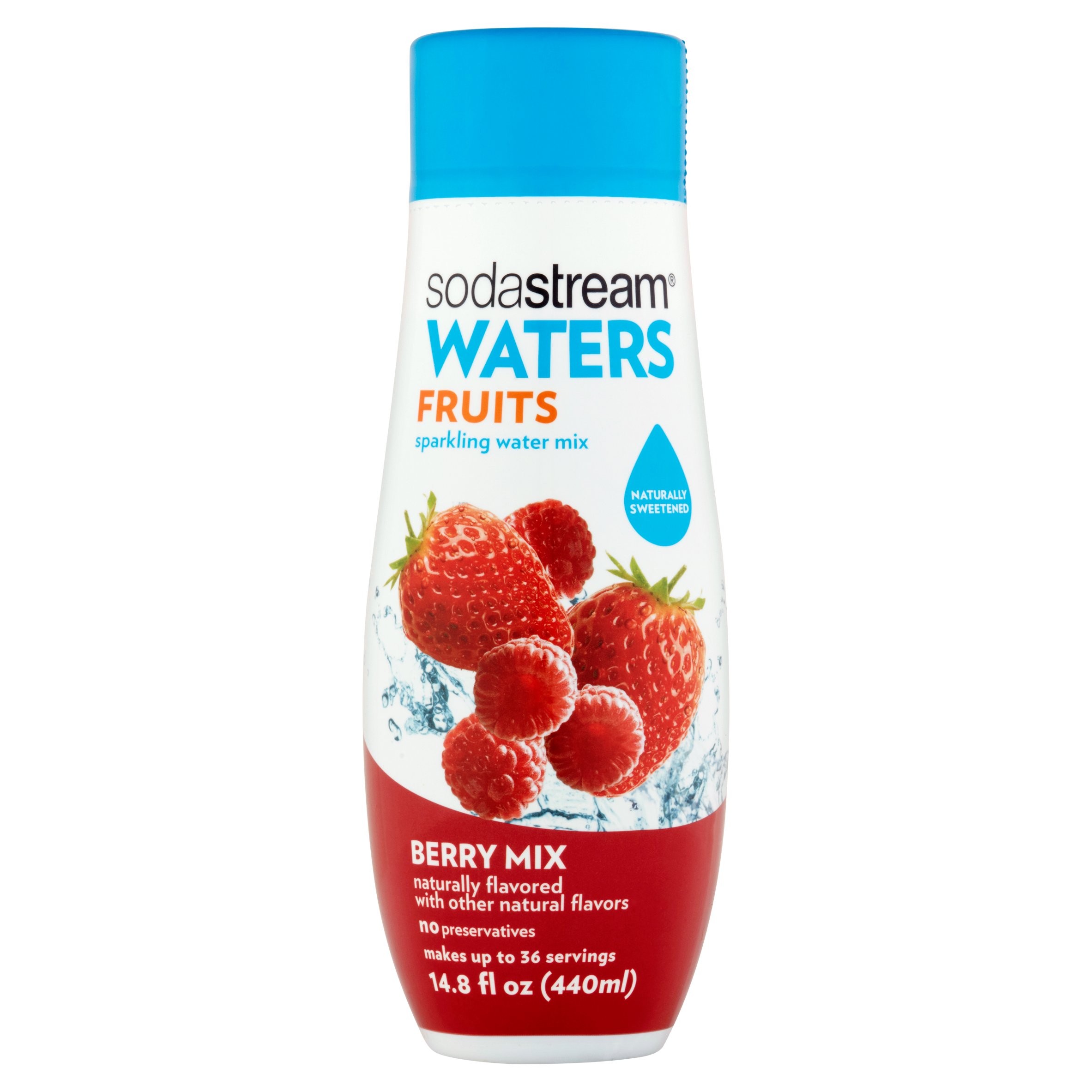 Sodastream Waters Fruits Berry Sparkling Water Mix  4 Count  14.8 Fl Oz