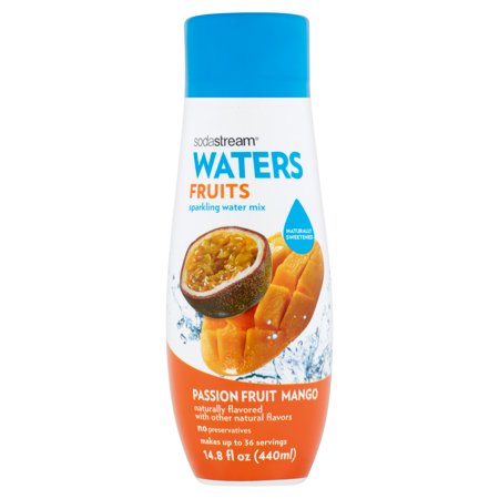 Sodastream Waters Fruits Passion Fruit Mango Sparkling Water Mix, 14.8 Fl Oz