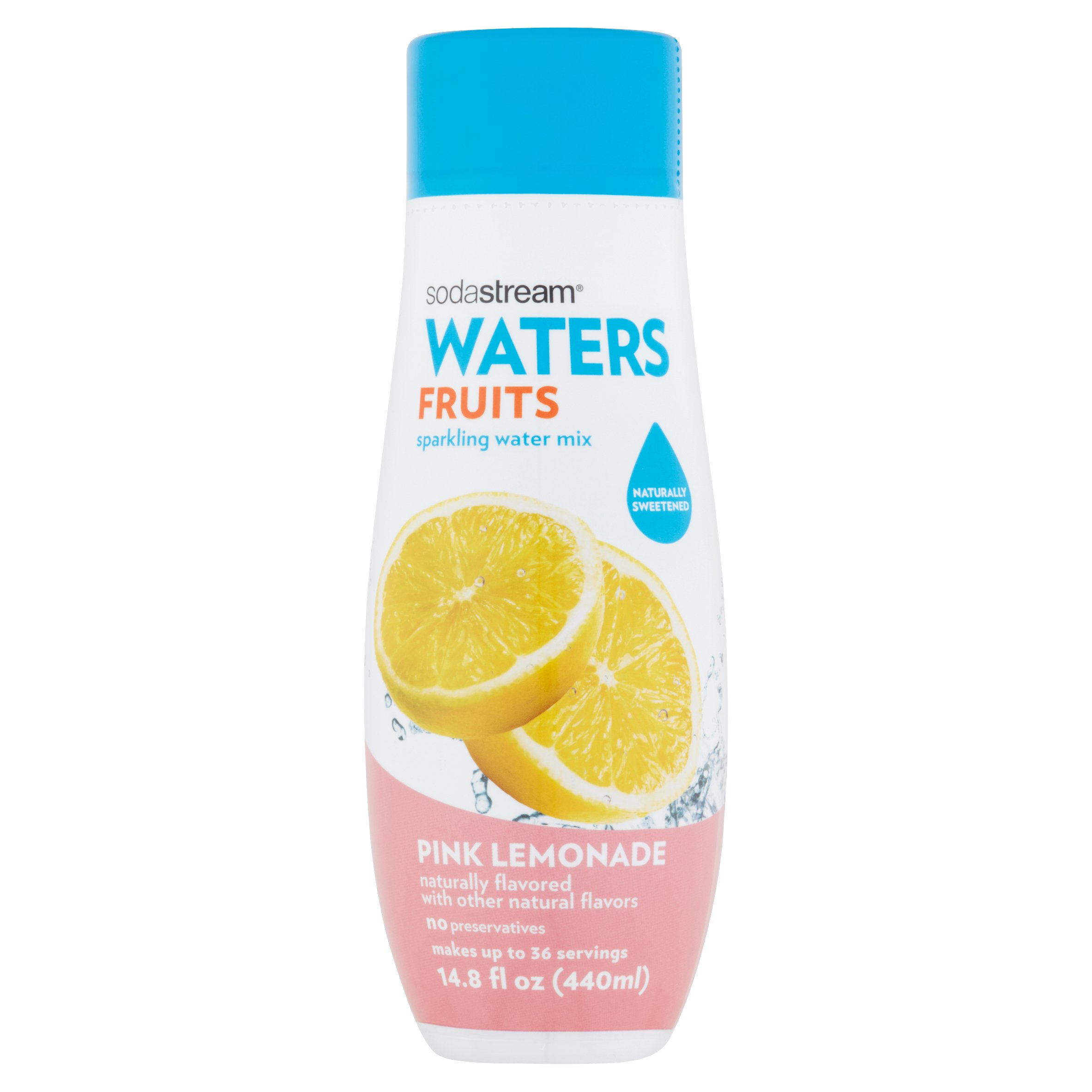 Sodastream Waters Fruits Pink Lemonade Sparkling Water Mix, 4 Count, 14.8 Fl Oz