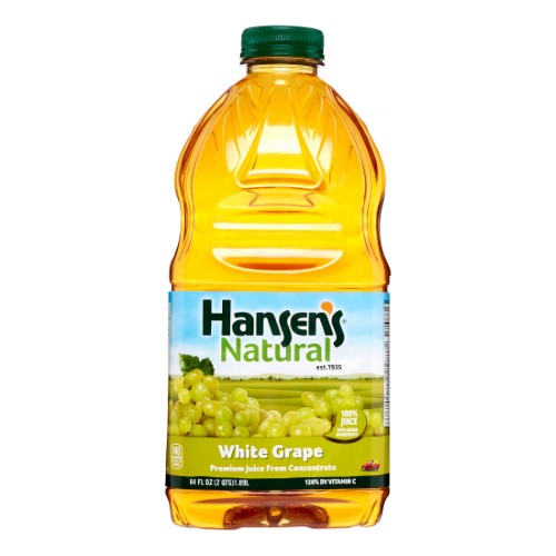 Hansen's 100% White Grape Juice, 64 Fl Oz