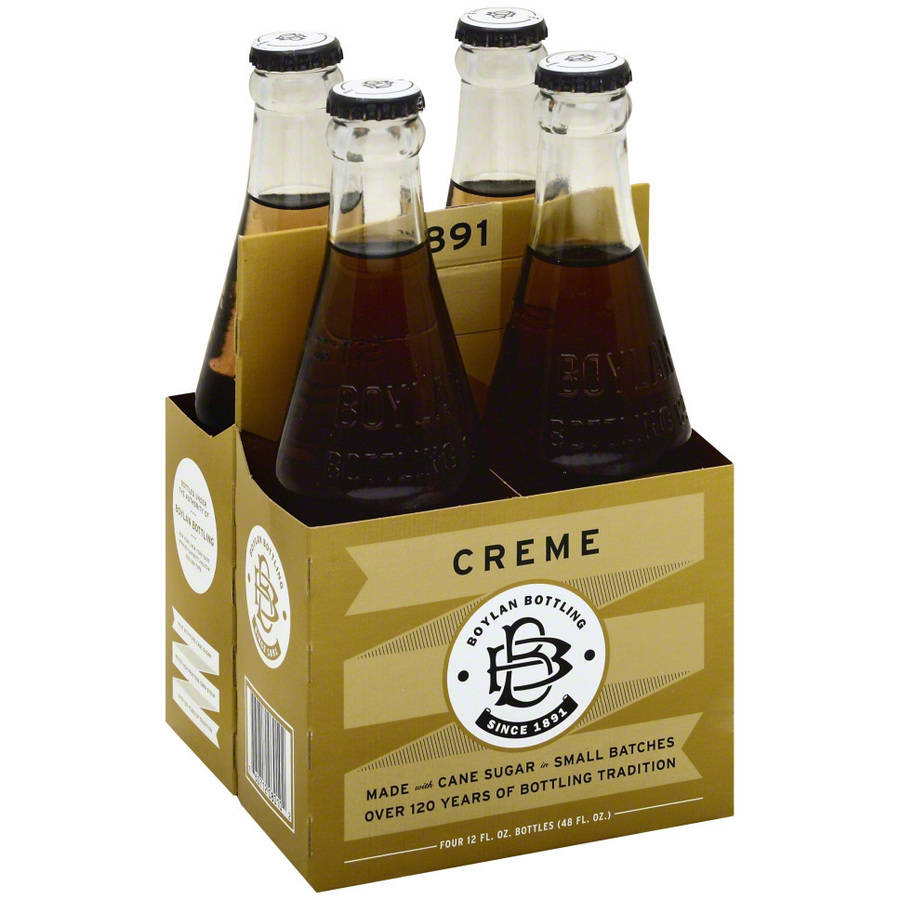 Boylan Creme Soda, 4-12 Fl Oz, (Pack of 6)