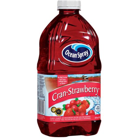 Ocean Spray Cran-Strawberry Juice Drink, 64 OZ (Pack of 8)