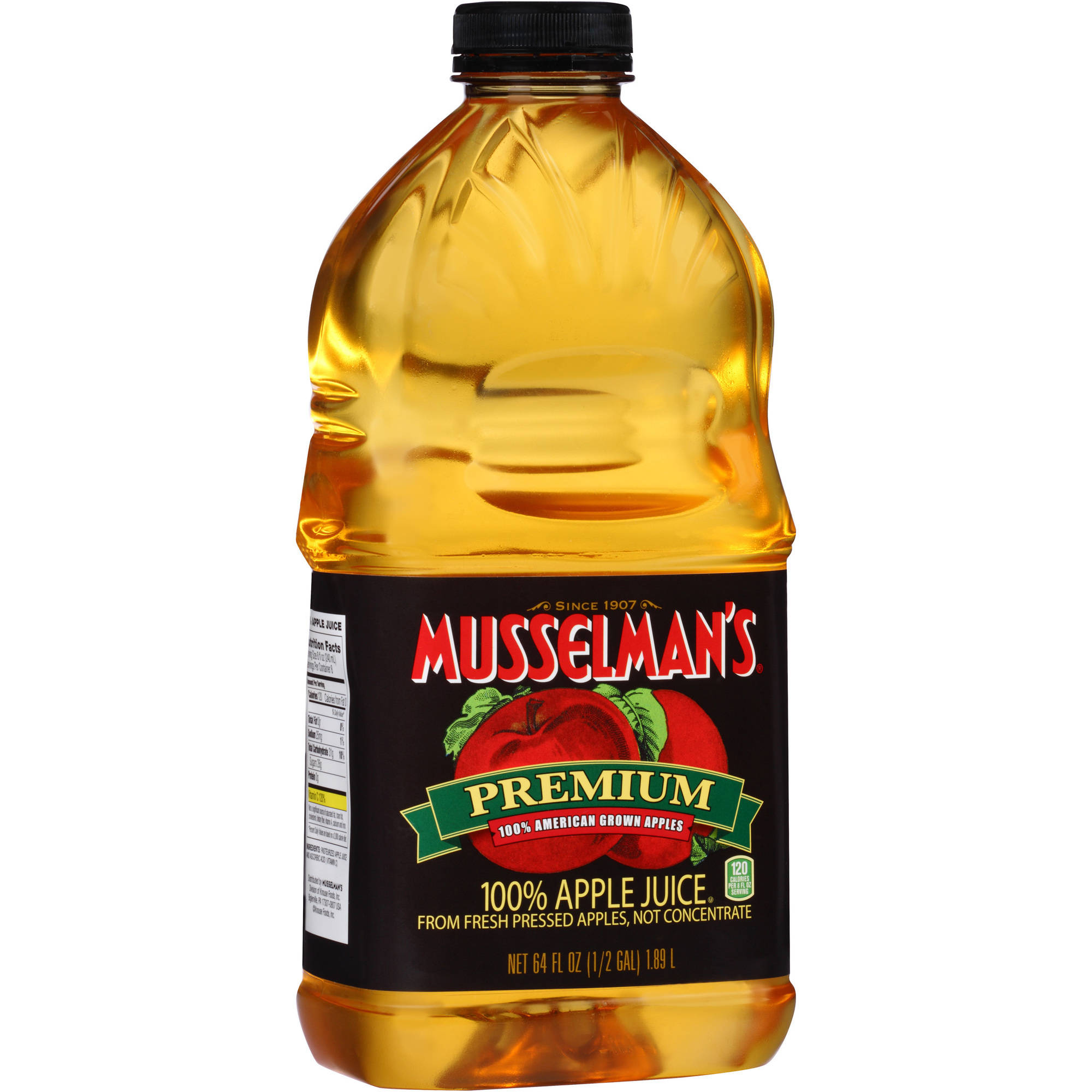 Musselman's, Premium 100% Juice Apple, 64 Oz (Case of 8)
