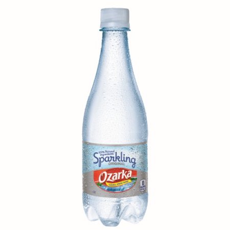 Ozarka Sparkling Natural Spring Water, Original, 16.9 Fl Oz, 24 Count
