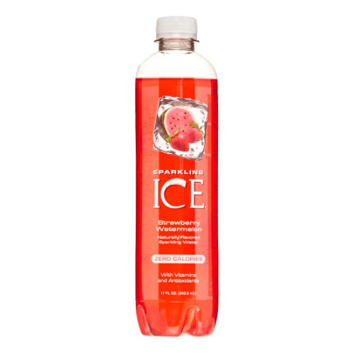 Sparkling Ice Naturally Flavored Sparkling Water, Strawberry Watermelon, 17 Fl Oz, 12 Count