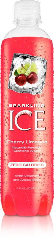 Sparkling Ice Naturally Flavored Sparkling Water, Cherry Limeade, 17 Fl Oz, 12 Count