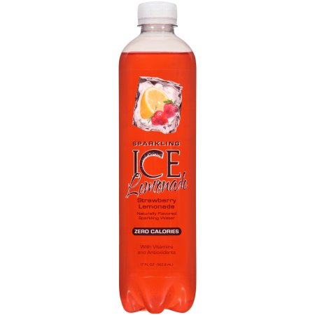 Sparkling Ice Naturally Flavored Sparkling Water, Strawberry Lemonade, 17 Fl Oz, 12 Count