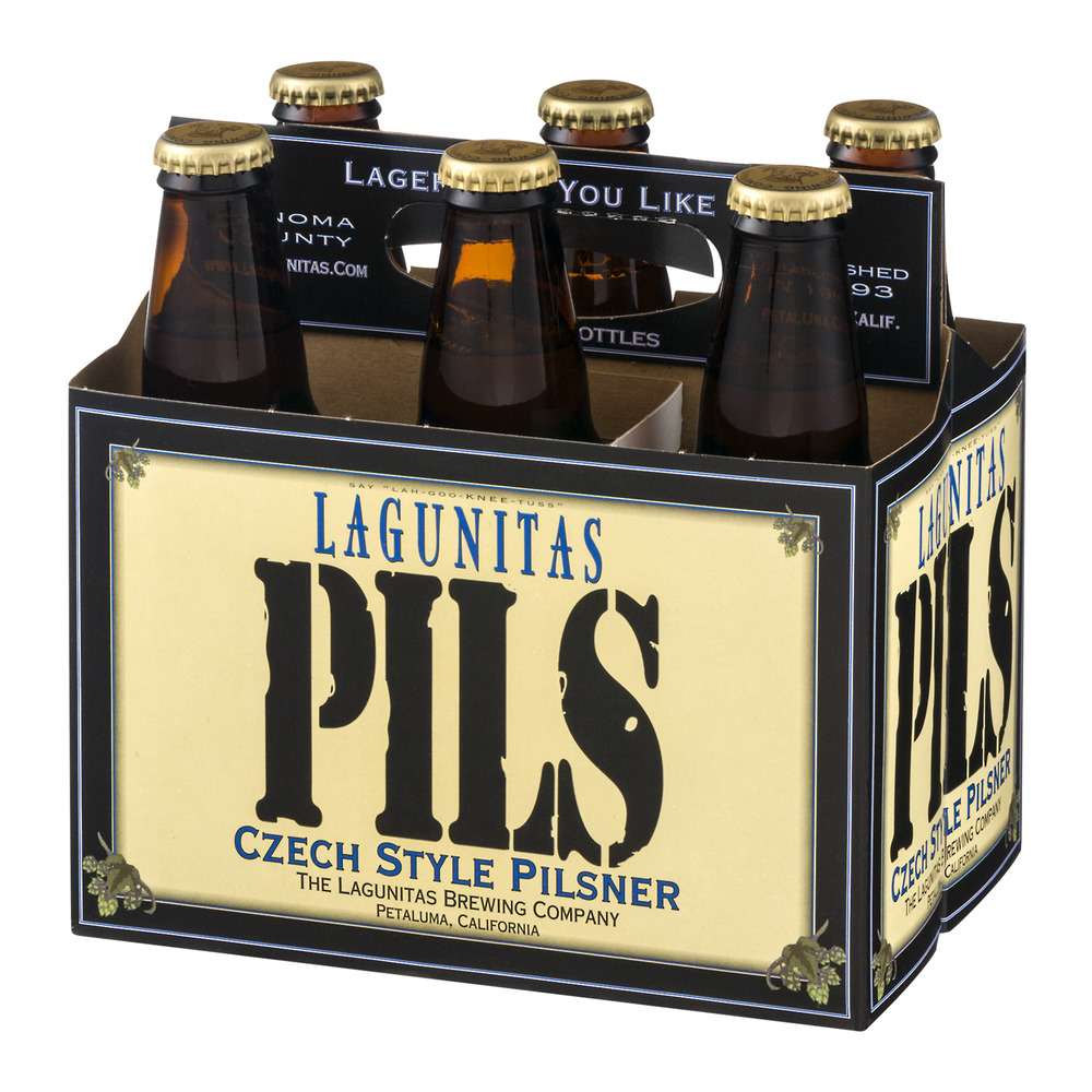 Lagunitas Czech Style Pilsner Beer, 6 Pack, 12 Fl Oz