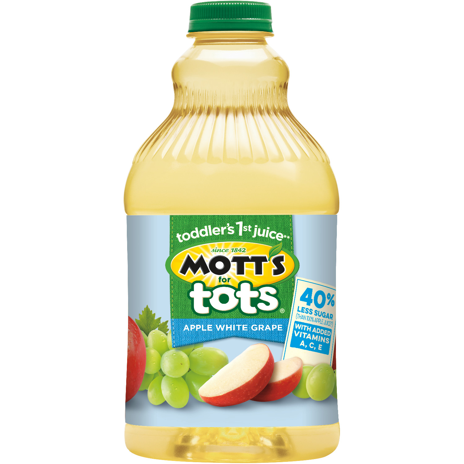 Mott's, Tots Apple White Grape Juice, 64 Oz (Case of 8)