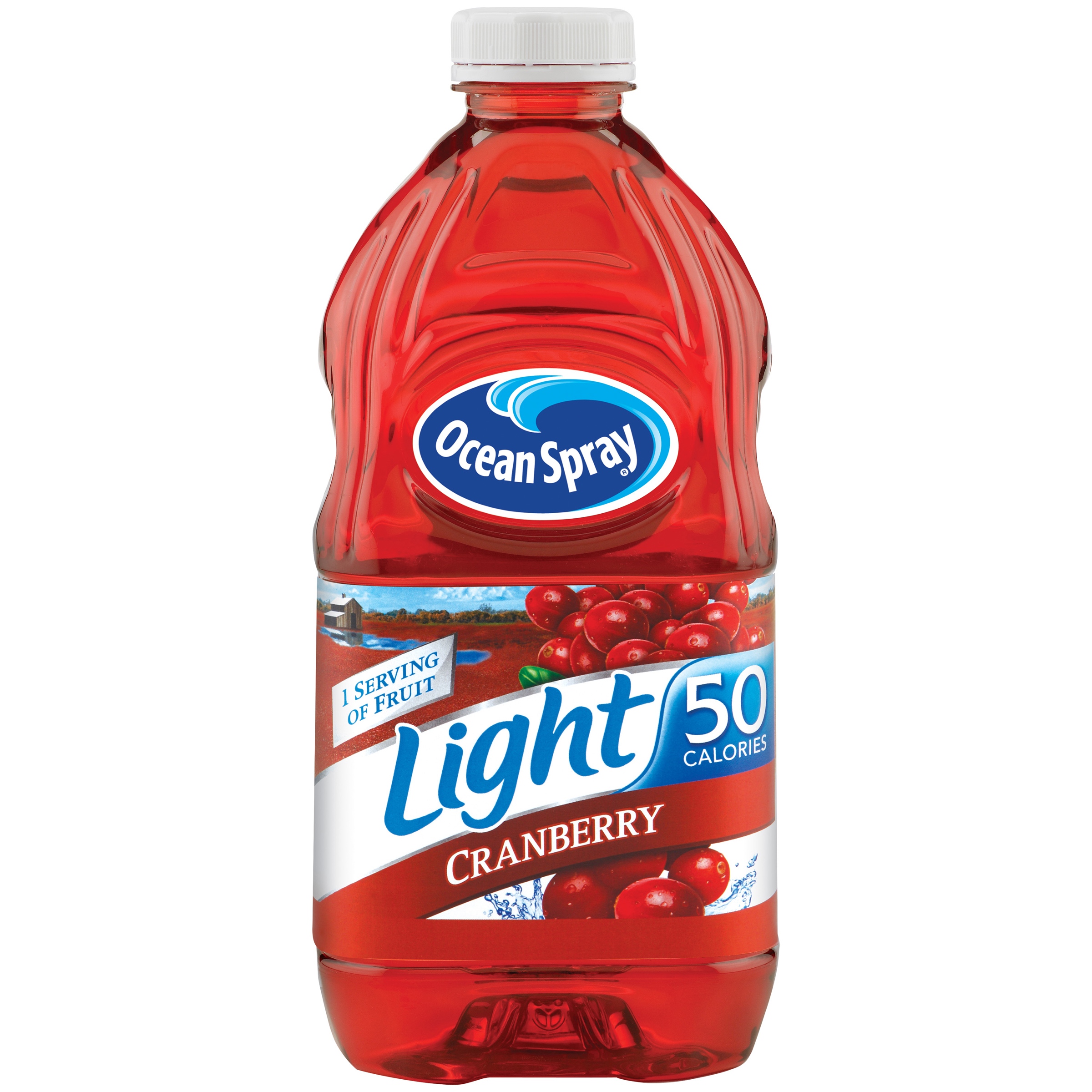 Ocean Spray, Light Cranberry Juice Drink, 64 Oz (Case of 8)