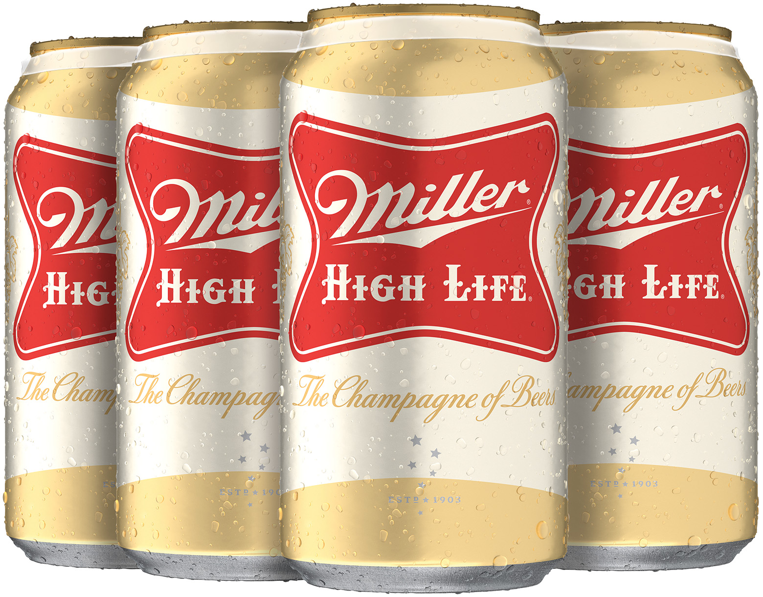 Miller High Life Lager Beer, 6 Pack, 12 Fl. Oz. Cans, 4.6% ABV