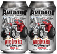 Aviator Wide Open Red Ale, 6 Pack, 12 Fl Oz Cans