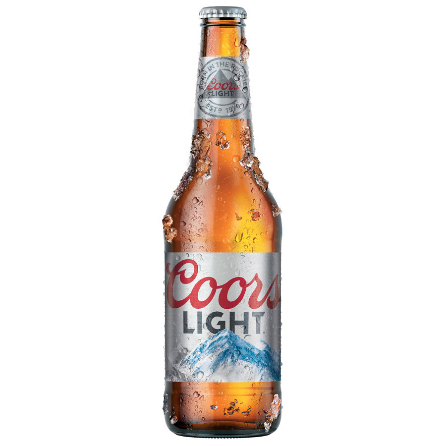 Coors Light Beer, American Light Lager, 18 Fl. Oz. Bottle, 4.2% ABV