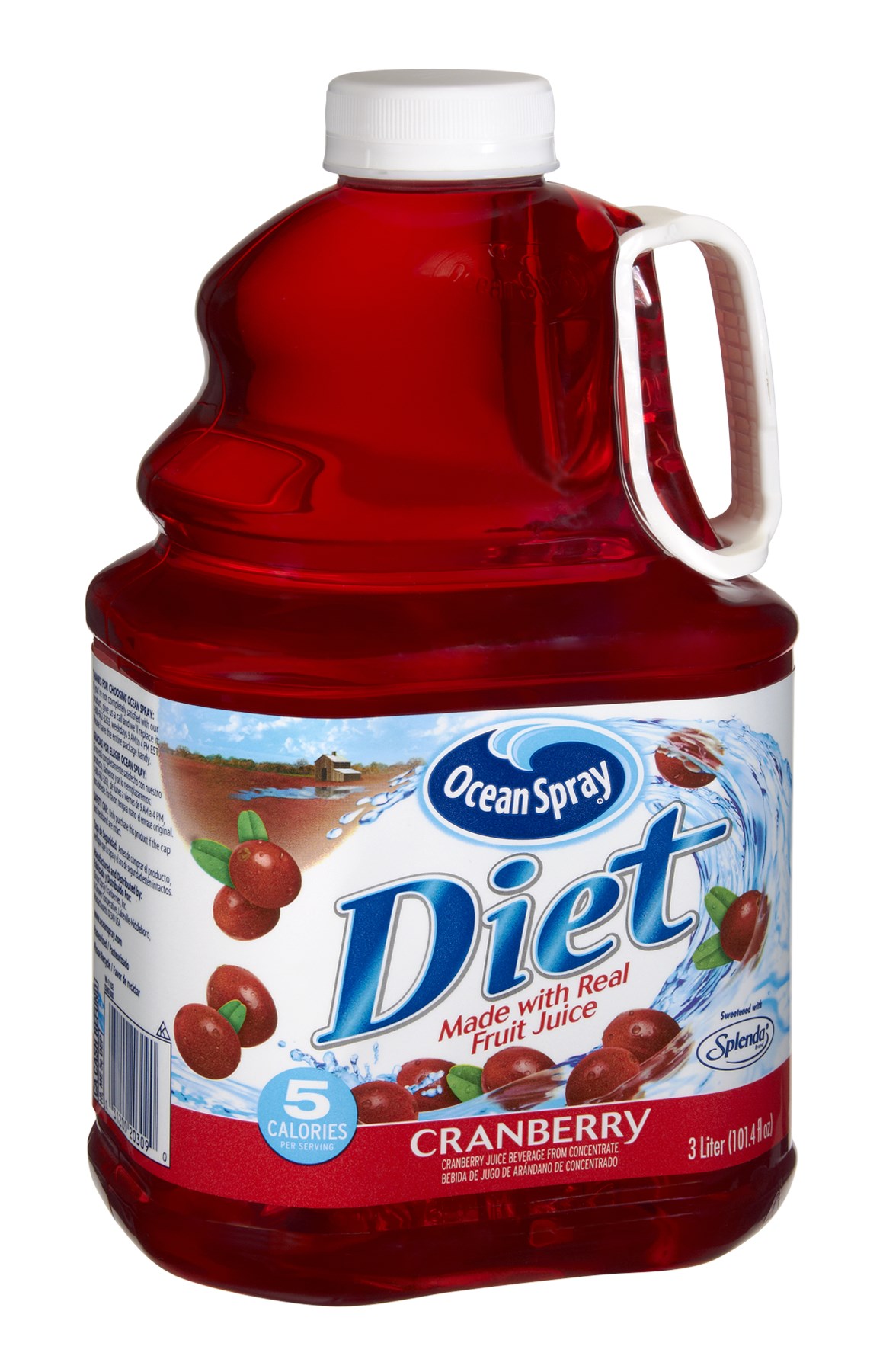 Ocean Spray Diet Diet Cranberry Juice, 101.4 FL OZ (Pack of 6)