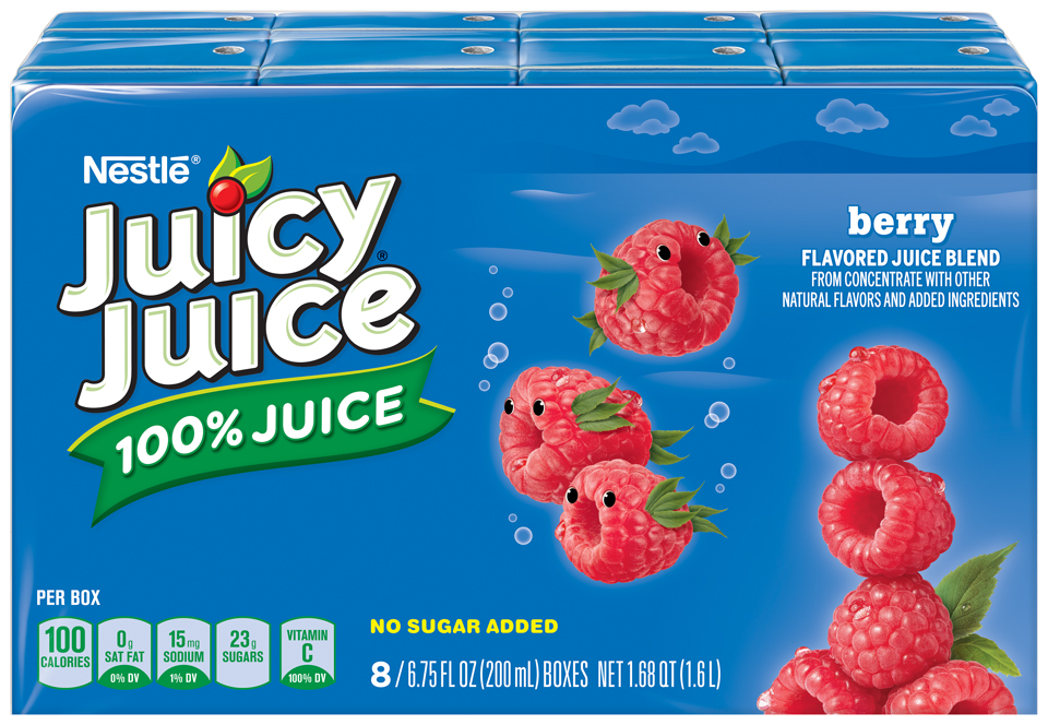 Juicy Juice 100% Juice, Berry, 54 FL OZ (Pack of 4)