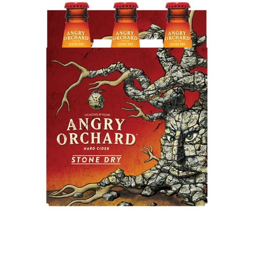 Angry Orchard Extra Dry Cider, 6 Pack, 12 Fl Oz
