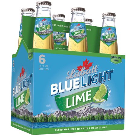 Labatt ® Blue Light ® Lime Beer 6-12 Fl. Oz. Bottles
