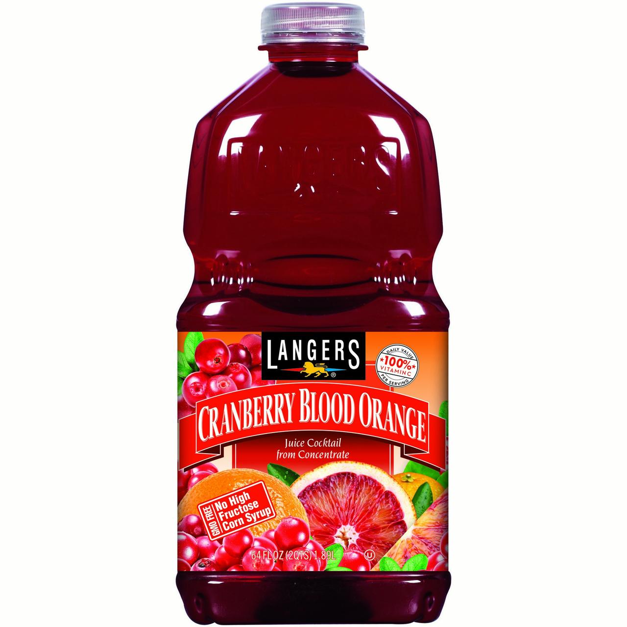 Langers Juice Drink  Cranberry Blood Orange Cocktail  64 Fl Oz