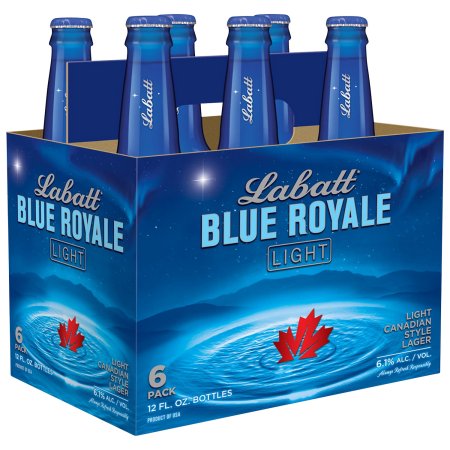 Labatt Blue Royal Light Canadian Style Lager 6-12 Fl. Oz. Bottles