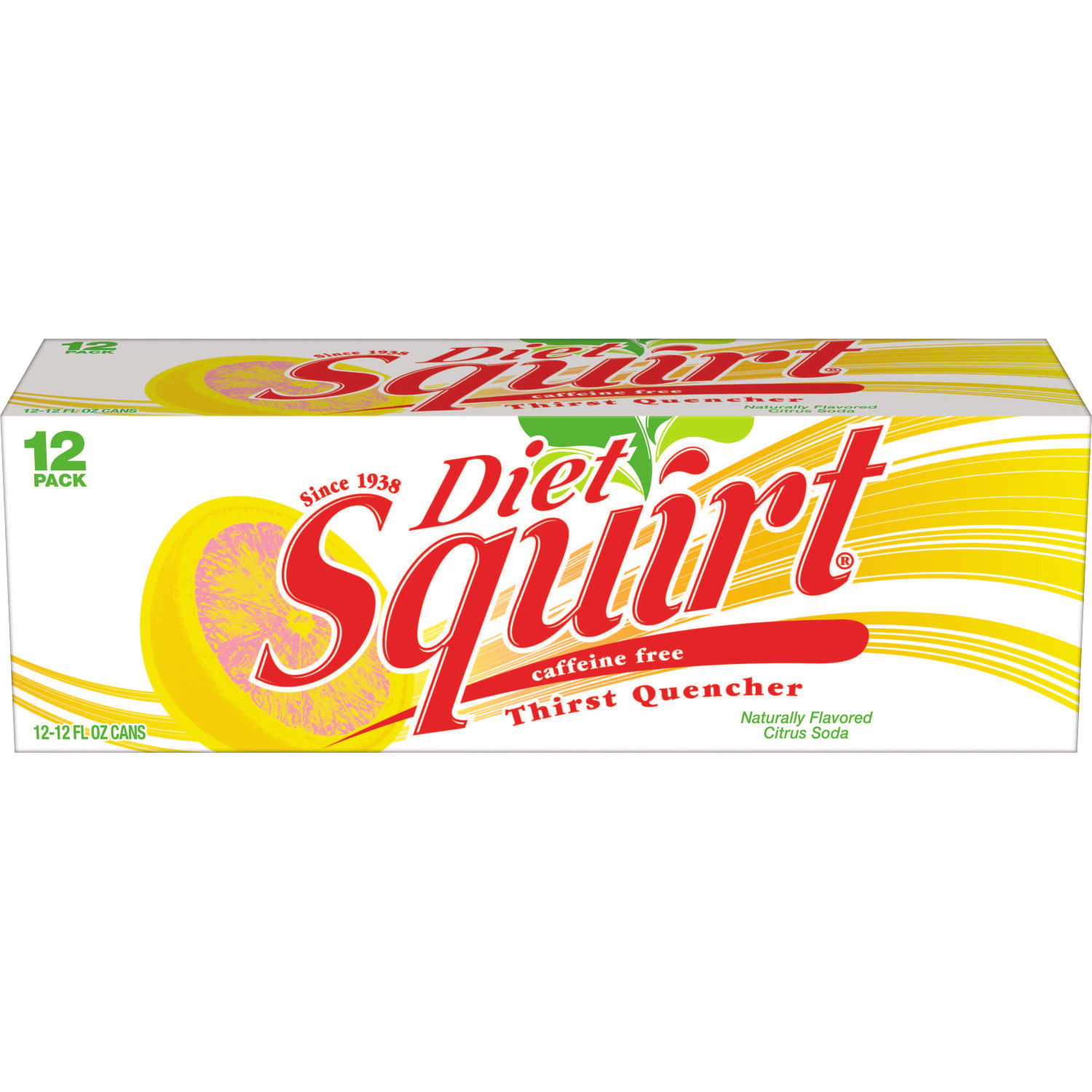 Squirt Zero Sugar Grapefruit Soda Pop  12 Fl Oz  12 Pack Cans