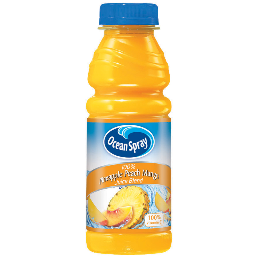 Ocean Spray Pinapple Peach Mango Juice Blend 15.2 Fl. Oz. Plastic Bottle