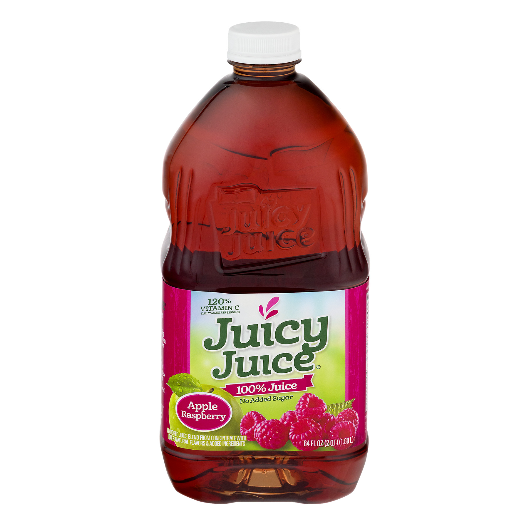 Juicy Juice, 100% Apple Raspberry Juice, 64 Oz (Case of 8)