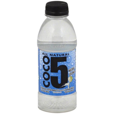 Coco5 Natural Coconut Water, 16 Fl Oz, (Pack of 12)