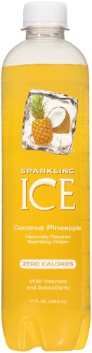 Sparkling Ice Naturally Flavored Sparkling Water, Coconut Pineapple, 17 Fl Oz, 12 Count