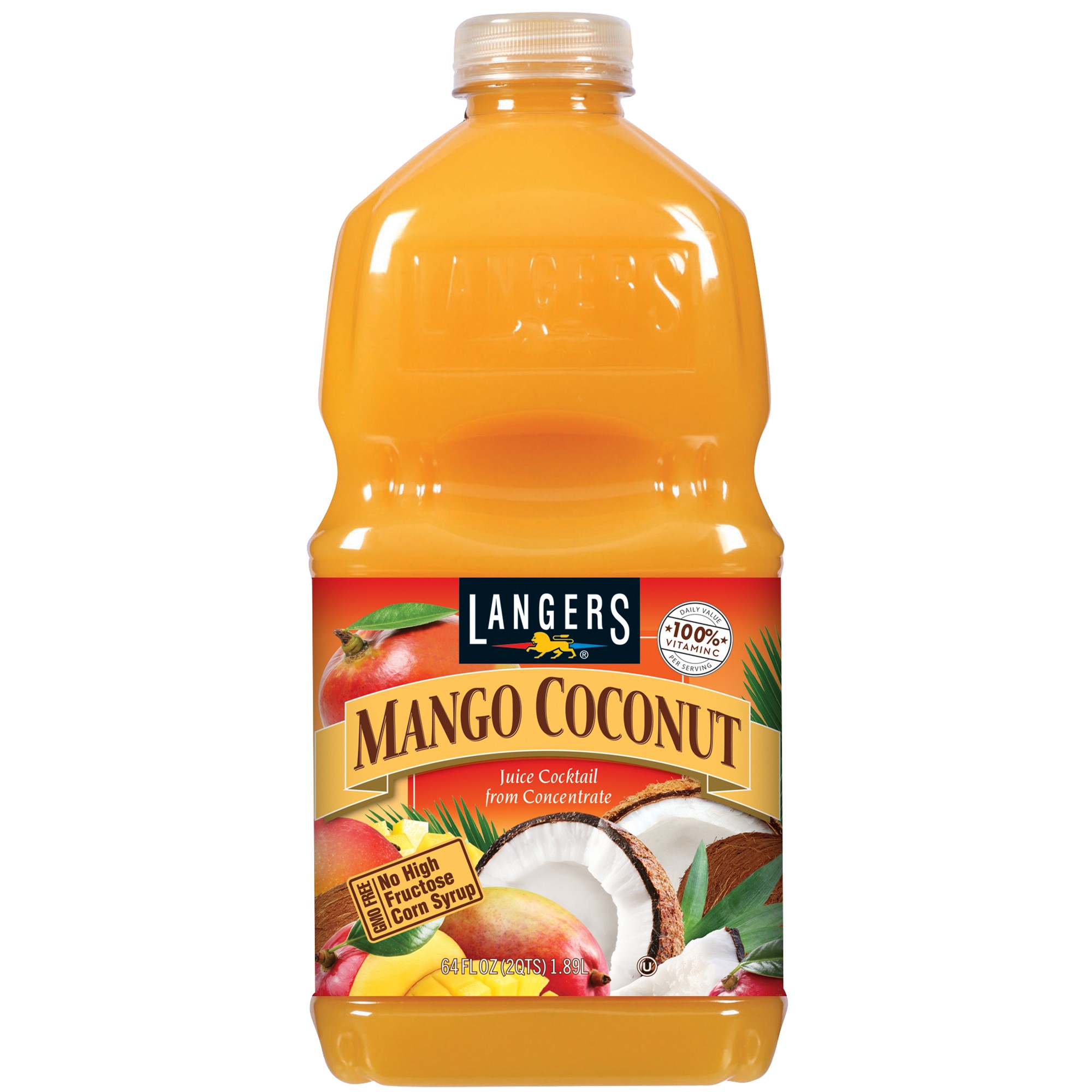 Langers Juice  Mango Coconut Nectar  64 Fl Oz  1 Count