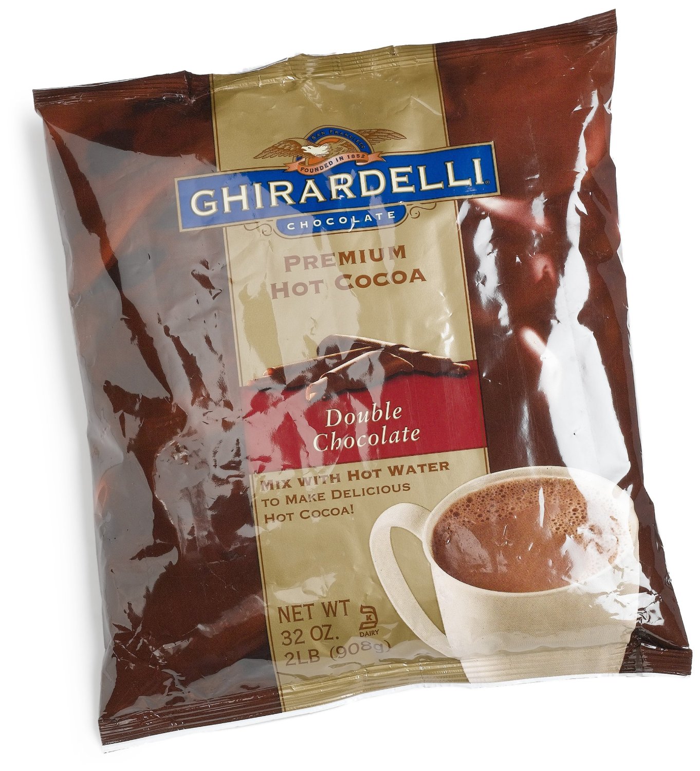 Ghirardelli Chocolate Premium Hot Cocoa Mix - Double Chocolate  32 Ounce