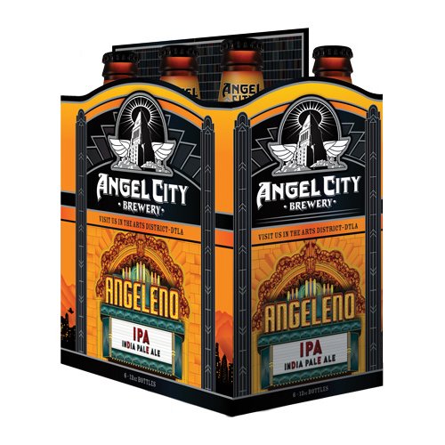 Angel City Brewery Angeleno IPA Beer, 12 Fl Oz, 6-Pack