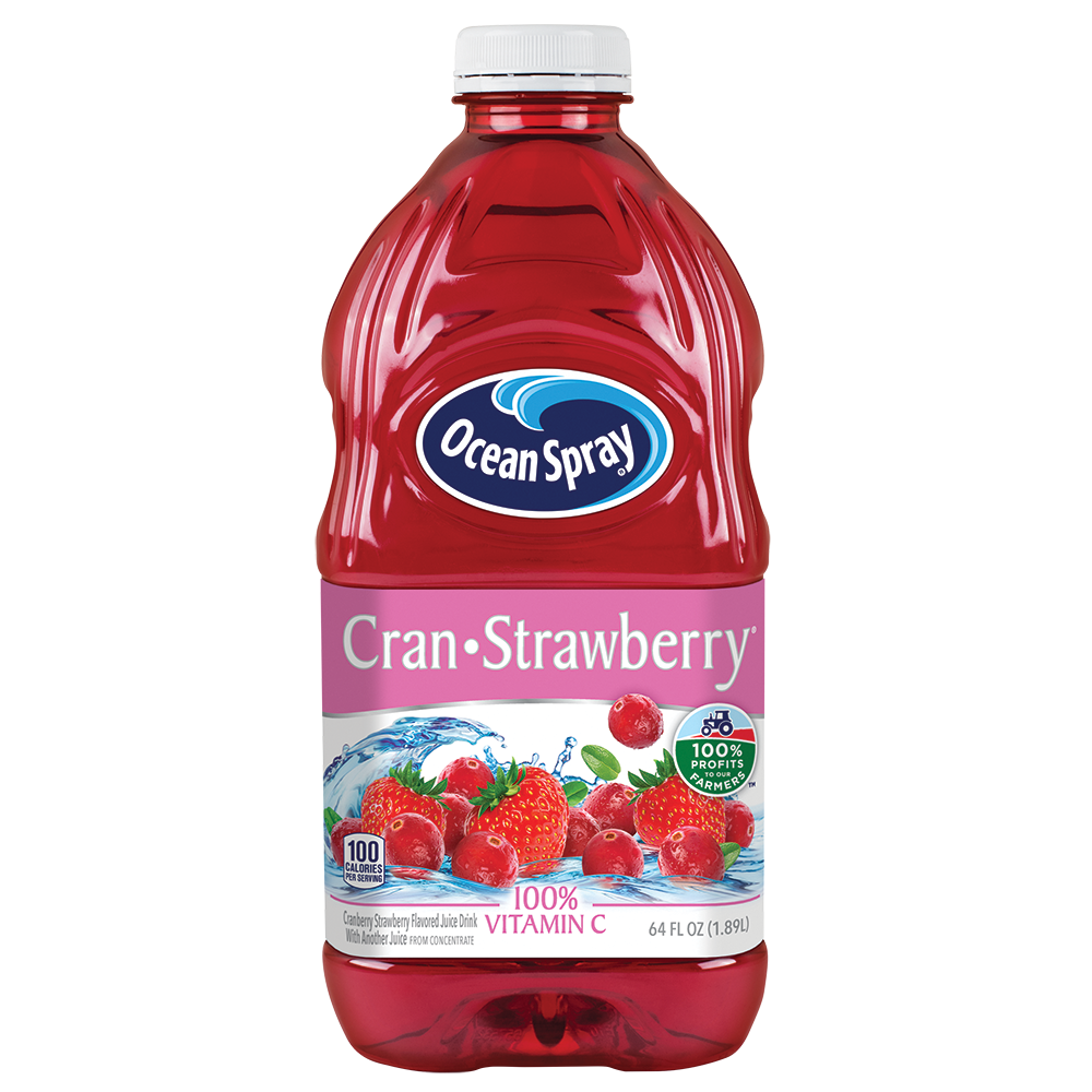 Cranberry Strawberry Flavored Juice Drink from Concentrate, Cran-strawberry