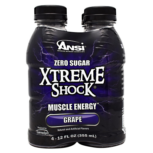 ANSI Xtreme Shock Grape - 4 - 12 fl oz Bottles