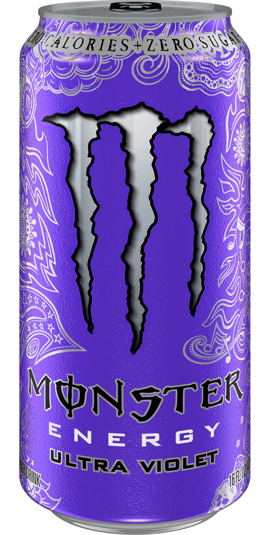 (24 Cans) Monster Ultra Violet  Sugar Free Energy Drink  16 Fl Oz