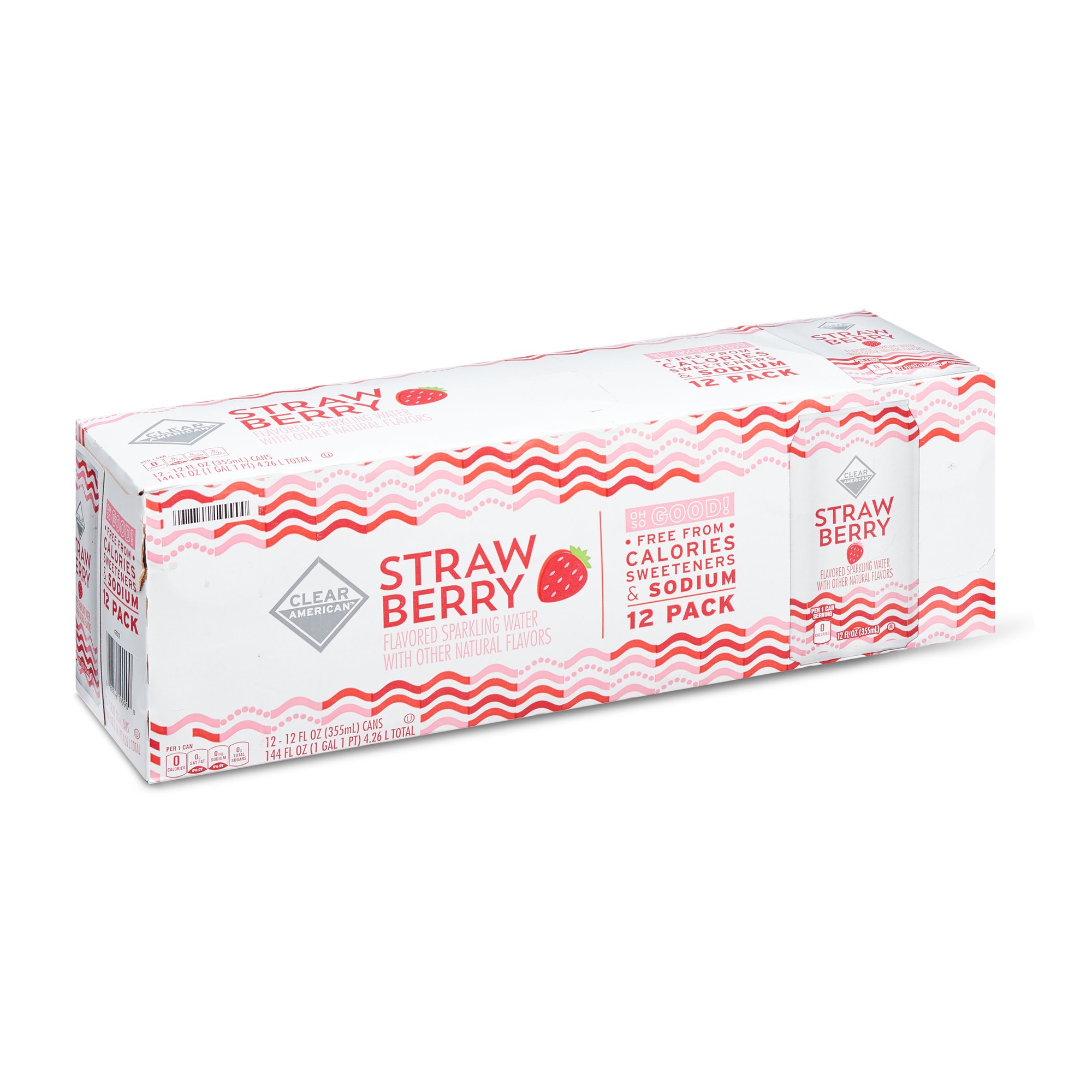 Strawberry Flavored Sparkling Water