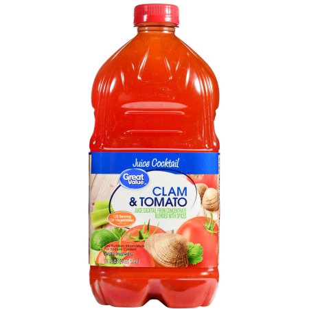 Great Value Clam & Tomato Juice Cocktail, 64 Oz