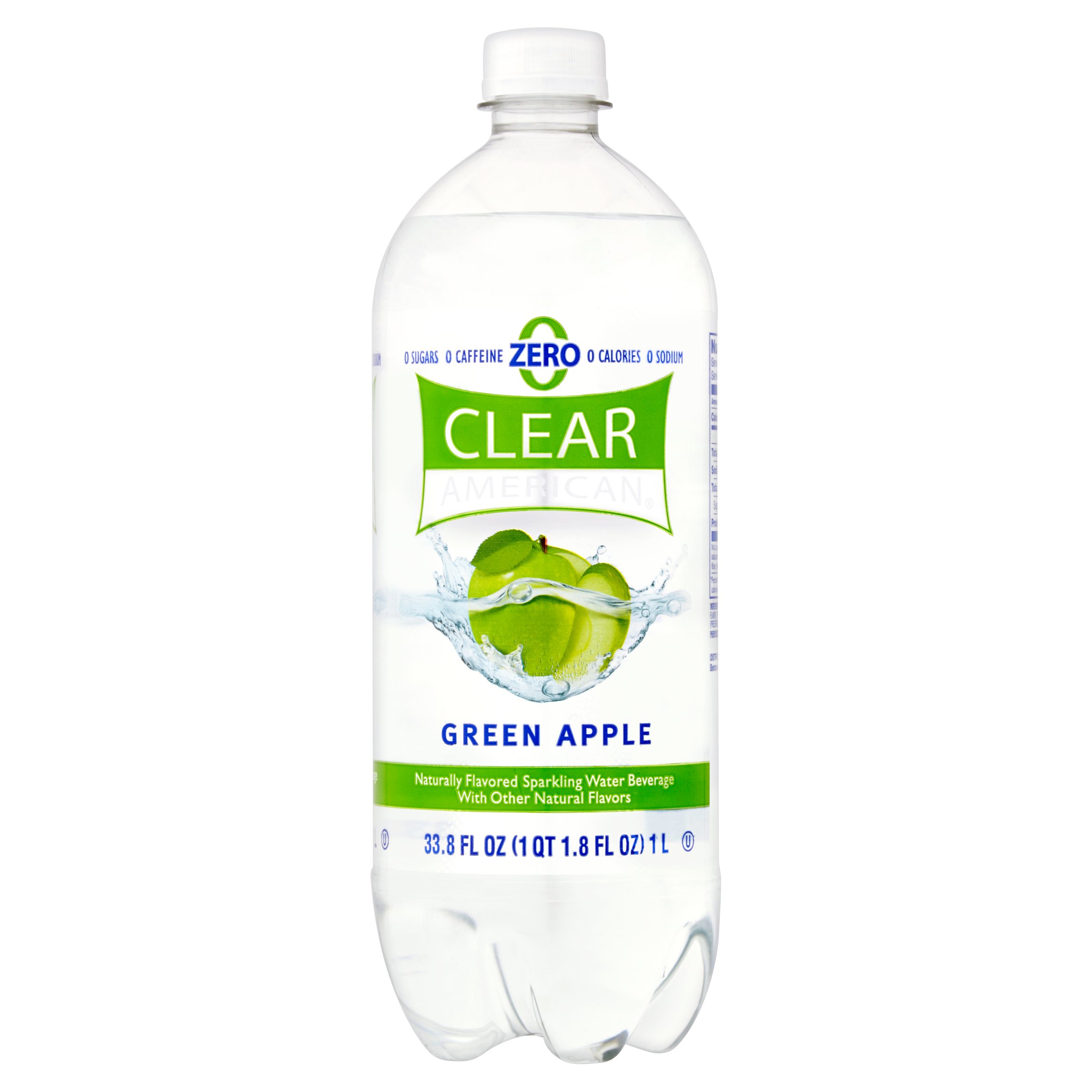 Clear American Green Apple Water, 33.8 Fl. Oz. Image