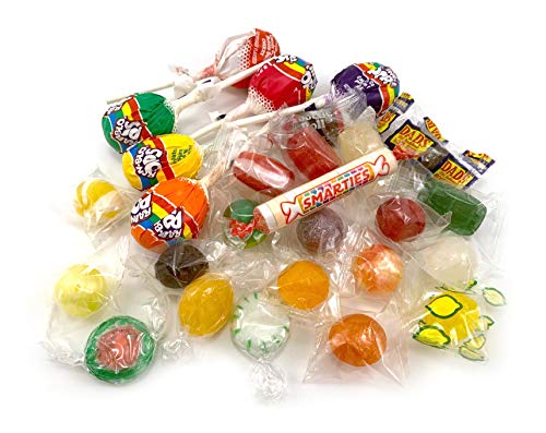 Halloween Candy Assortment Tootsie Roll, Smarties, Rain Blo Pops, Fruit Hard Candy, and More, 3 Pound Bag thumbnail