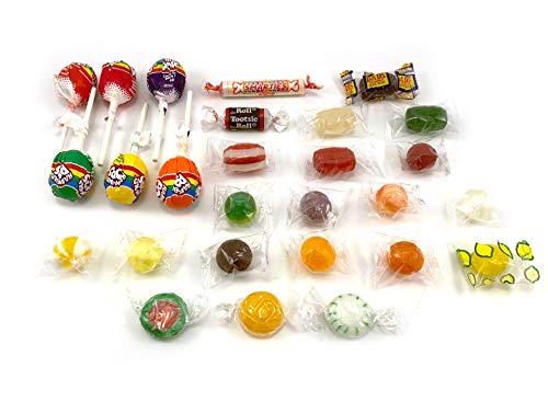 Halloween Candy Assortment Tootsie Roll, Smarties, Rain Blo Pops, Fruit Hard Candy, and More, 3 Pound Bag thumbnail