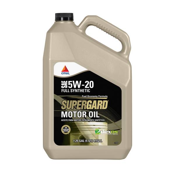CITGO 5 Qt Supergard Full Synthetic 5W 20 Motor Oil