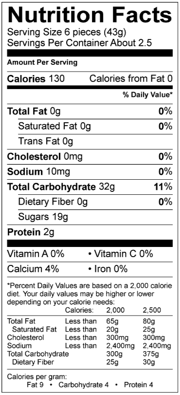 Sathers  Apple Gummi Rings  3.75 Oz