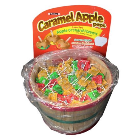 Tootsie Roll Caramel Apple Pops Green Apple Caramel Lollipop
