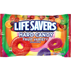 FRUIT VARIETY HARD CANDY, WATERMELON, PINEAPPLE, MANGO MELON, WILD CHERRY, FRUIT PUNCH, GREEN APPLE, GRAPE, TANGERINE, STRAWBERRY, RASPBERRY