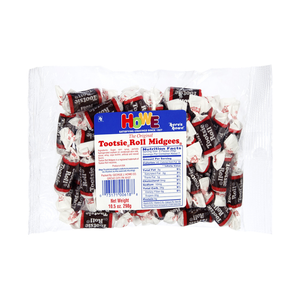Howe Tootsie Roll Midgees  10.5 Oz