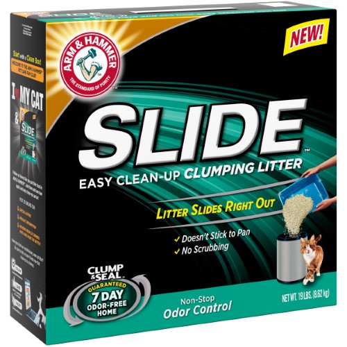Church & Dwight Co Inc Slide Non-Stop Odor Control Clumping Litter - 19 Lb