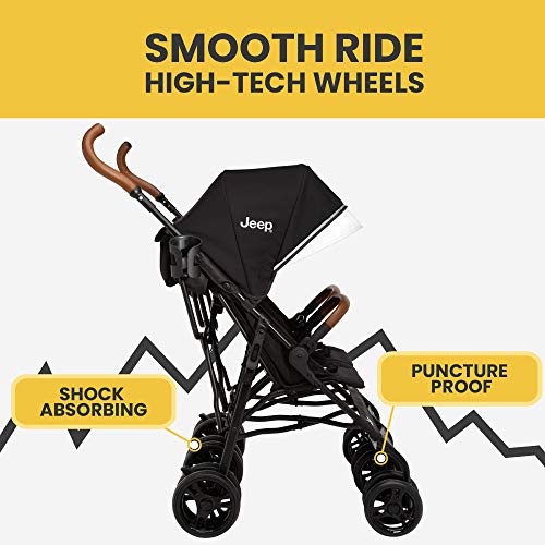 PowerGlyde Plus Side X Side Double Stroller in Black - Jeep 11808-001 thumbnail