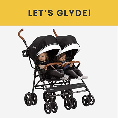 PowerGlyde Plus Side X Side Double Stroller in Black - Jeep 11808-001 thumbnail
