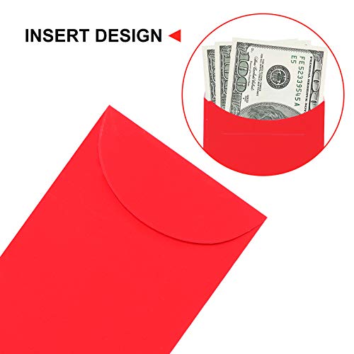 36PCS Chinese Red Envelopes,2021 Chinese New Year of the Ox Hong Bao,Cartoon Lucky Money Packets with 6 Different Golden Embossed Patterns for Spring thumbnail